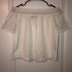 New Look Off-the-Shoulder White Top